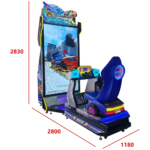 86-Inch Single-Player Racing Arcade Machine