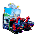 Furious Speed DX 4-Screen 2-Player Racing Arcade Machine