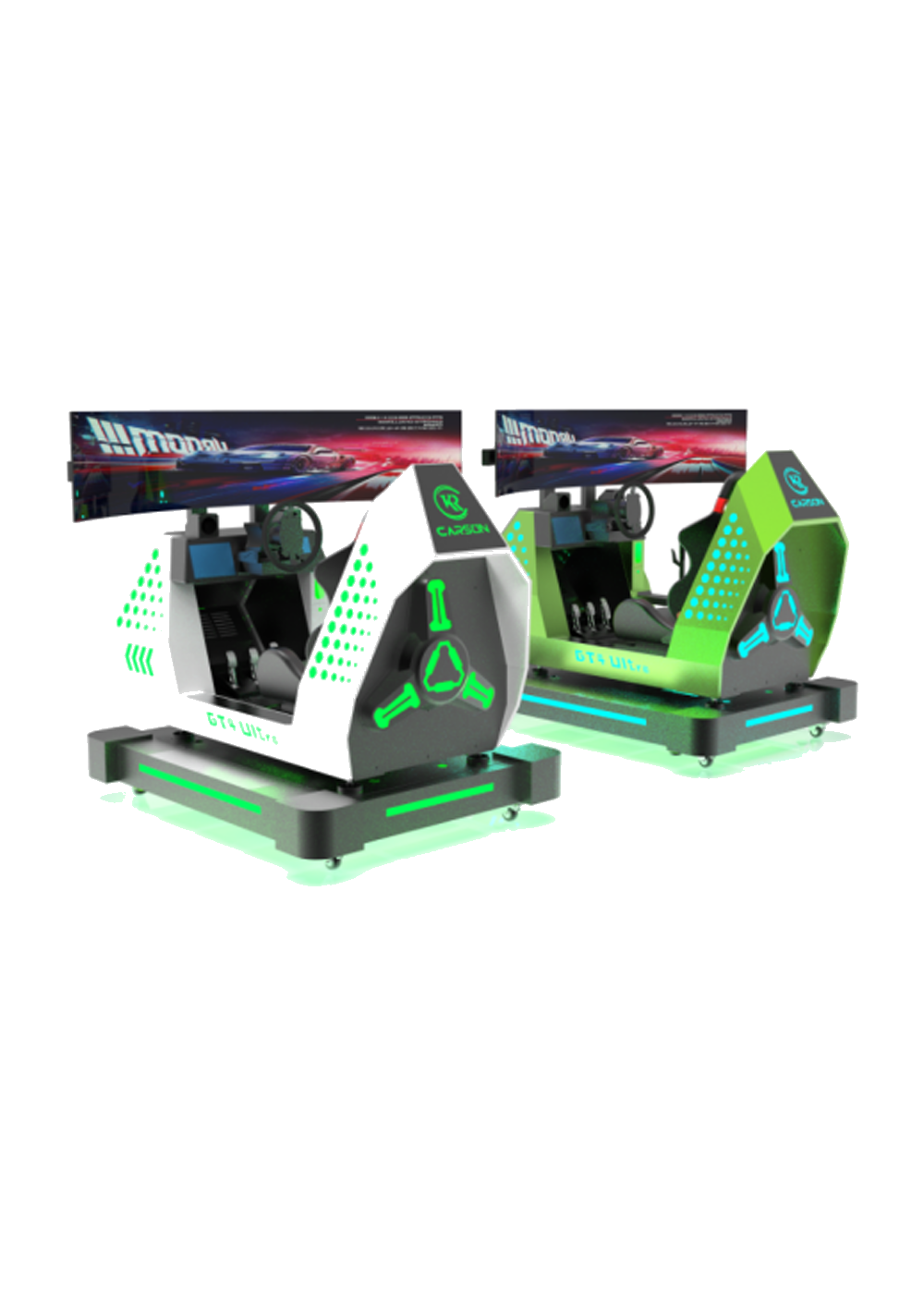 37_图片 37_1000x1400_白底 GT4 Cockpit Racing Simulator - Image 1