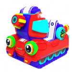 Crazy Mini Tank MP5 Kids Arcade Ride Machine